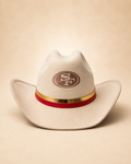 Beige Western Cowboy Mini Hat — San Francisco Sport Edition