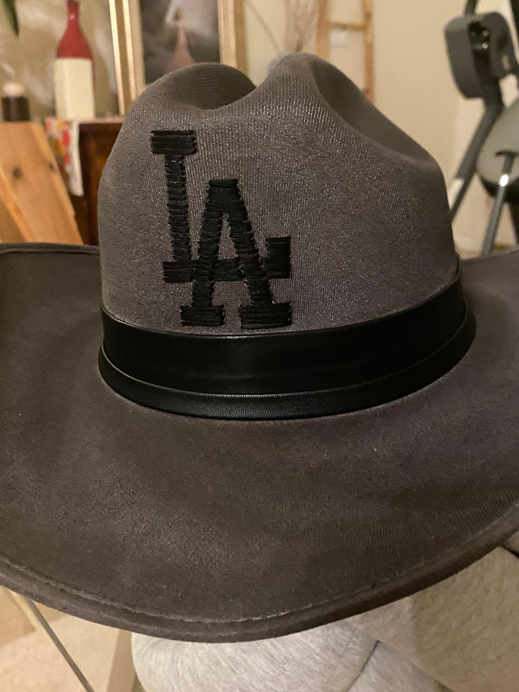 Graphite Gray LA Western Cowboy Hat — Urban Handmade Style